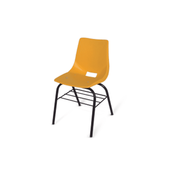 SILLA POLY MEDIANA CON PARRILLA