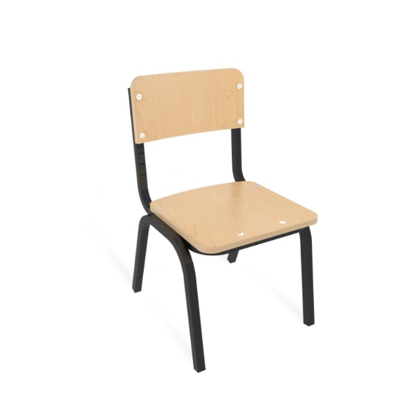SILLA INFANTIL DE TRIPLAY BARNIZADO