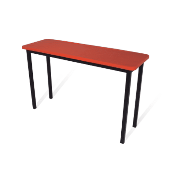 MESA BINARIA CON CUBIERTA DE POLIPROPILENO 120X40X75 CM