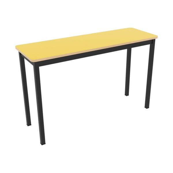 MESA BINARIA CON CUBIERTA DE TRIPLAY CON LAMINADO PLASTICO 120X40X75 CM