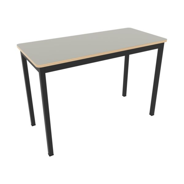 MESA ESCOLAR CON CUBIERTA DE TRIPLAY CON LAMINADO PLASTICO 110X50X75 CM