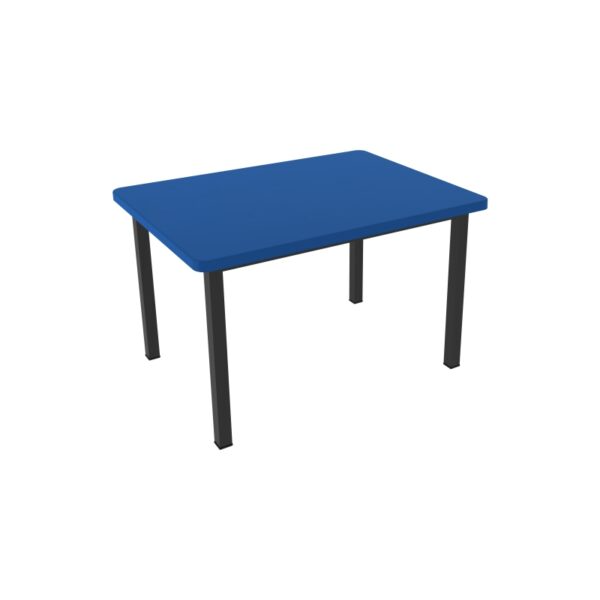 MESA RECTANGULAR INFANTIL CON CUBIERTA DE POLIPROPILENO 80X60X50 CM