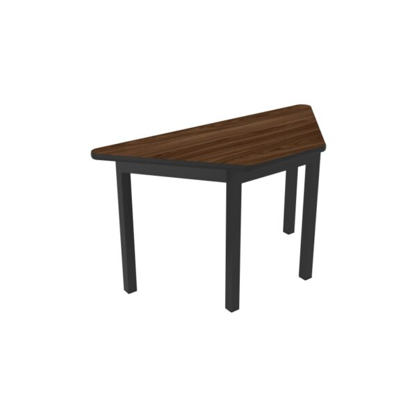 MESA TRAPEZOIDAL INFANTIL CON CUBIERTA DE MELAMINA 90X40X50 CM